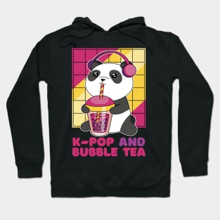 K-pop and bubble tea best gift for kpop lover and bubble tea lovers Hoodie